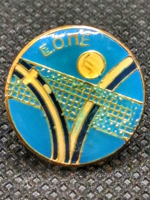 E.O.P.E. pin like new, collectible Greek volleyball federation