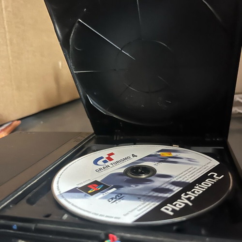 Sony PlayStation 2 used, scratched controllers, excellent box