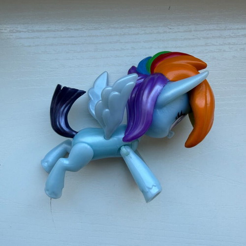 My Little Pony Rainbow Dash figure used, official Hasbro 4x8cm