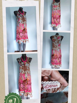 GanJana Paris floral cotton dress used, S/M