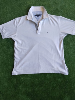 Tommy Hilfiger polo μεταχειρισμένο, μέγεθος L, άσπρο