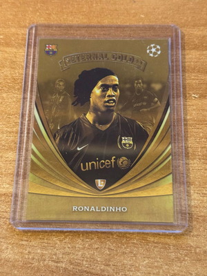 Κάρτα 2024-25 Topps Total Football Eternal Gold Ronaldinho σαν καινούργιο