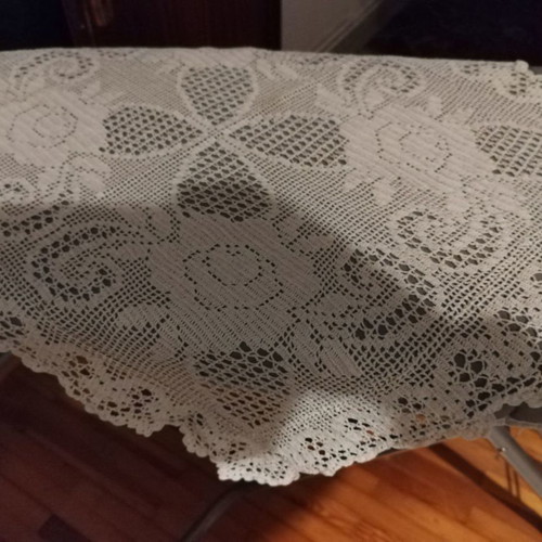 Handmade crochet tablecloth new