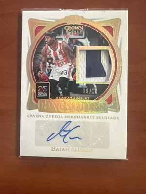 Panini Crown Royale Isaiah Canaan /10 basketball card