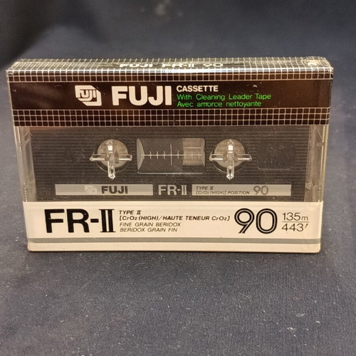 Fuji FR-II 90 chrome audio cassette like new