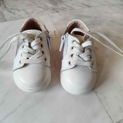 Gorgino baby shoes white-blue new