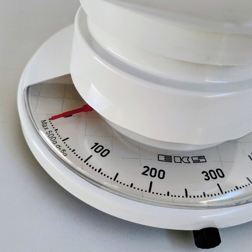 EKS 36 White vintage analog kitchen scale