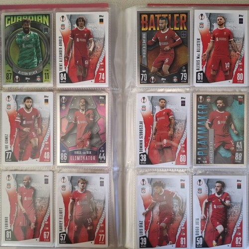 Topps Match Attax Champions League 2023-24 Album like new with extra cards