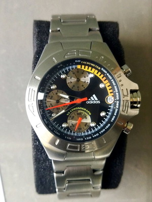 Adidas VS Chronograph ρολόι ανδρικό καινούργιο, ατσάλινο 43mm