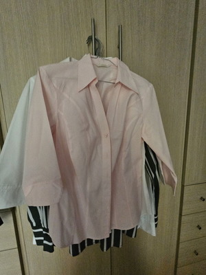 Marks & Spencer Women's Shirts UK12 like new, blue, white, pink