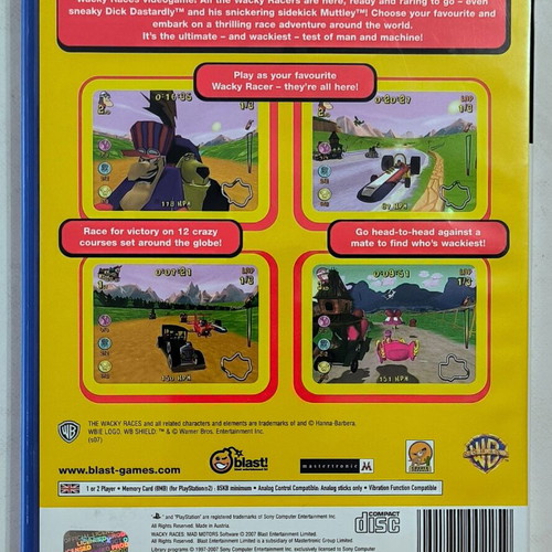 Sony PlayStation 2 Wacky Races: Mad Motors game like new