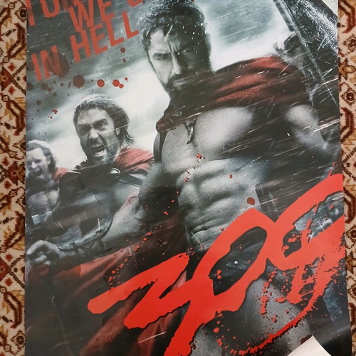 300 poster used 60x90
