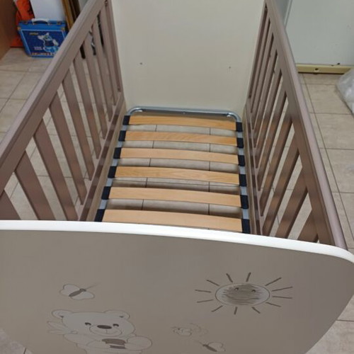 Baby cot NEK with Grecostrom Cocolatex mattress like new