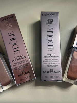 Υγρές σκιές ματιών Lancome Idole Hot Lava 03 & Desert Sand 02 καινούργιες
