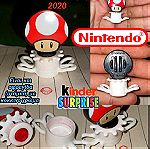 Toad Stamp Nintendo Super Mario Kinder Surprise Joy 2020 Κίντερ Έκπληξη δωράκι Αυθεντικό License figure Μανιτραρούλη Σούπερ Μάριο σειρά Στάμπα Σφραγίδα με κόκκινο χρώμα