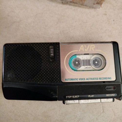 AVR portable cassette player used, functional, vintage 1990