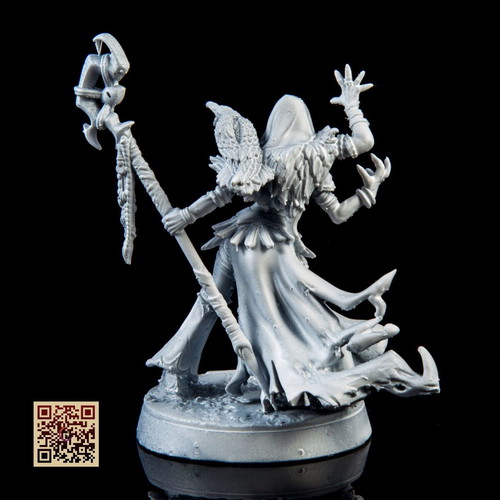 Elexara Dark Fantasy Hero figure assembled and primed, new