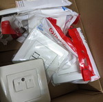 Flush-mounted switches various types new