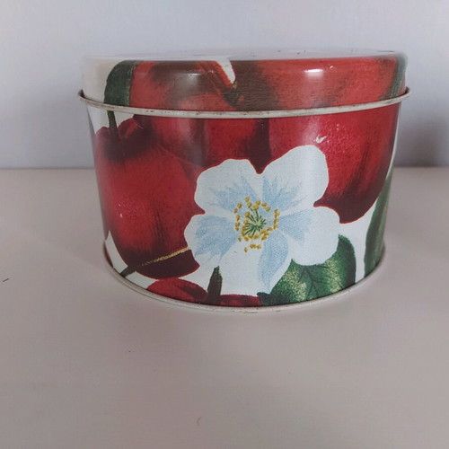 Round tin boxes used, set of 3 pieces