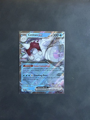 Pokémon TCG Cetitan ex card new, Destined Rivals double rare 065/182