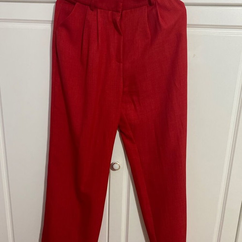 Vassia Kostara SS24 pants like new, red, size S