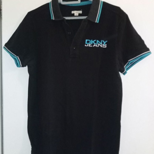 DKNY Jeans polo-style T-shirt, black, size M