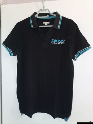 DKNY Jeans polo-style T-shirt, black, size M
