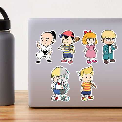 Earthbound (Mother) handmade sticker pack made to order