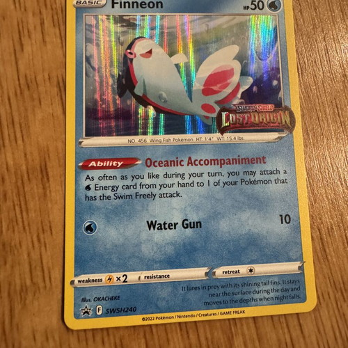 Finneon Lost Origin Stamped card like new