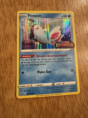 Finneon Lost Origin Stamped card like new