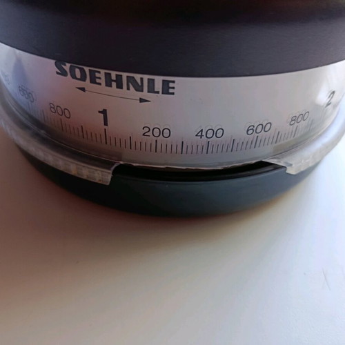 Vintage Soehnle scale used, 70s Space age edition
