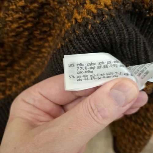 Zara wool pullover XL like new, brown limited edition