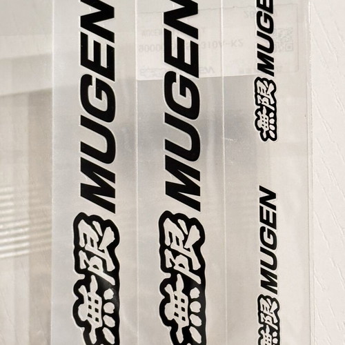 Mugen Power Type A OEM Honda stickers new, made in Japan