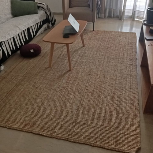 Jute rug 2x3 meters, natural fiber