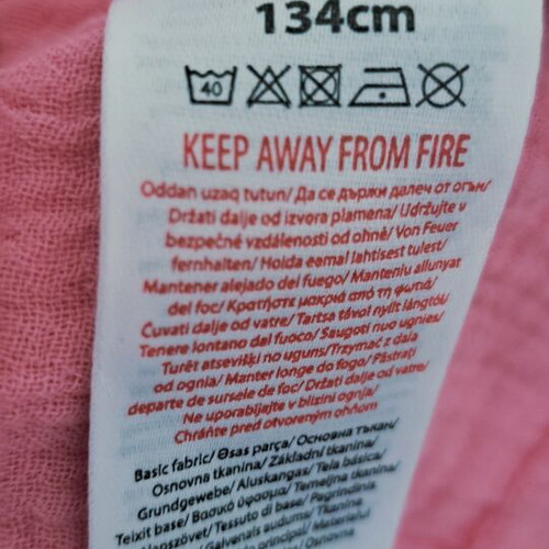Pepco Girls Pink Muslin Hooded Zip-Up Top like new, size 134