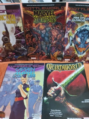 Marvel Secret Wars Tie-Ins like new, 2015 event volumes