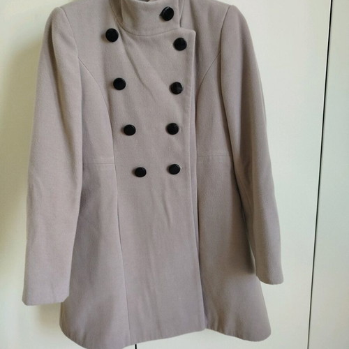Desiree medium lined coat used, gray-beige