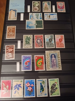 French Andorra Stamps new, 28 values 1964-1978