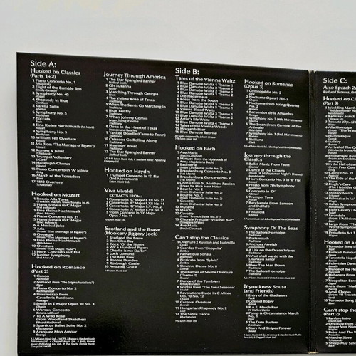 Hooked On Classics double vinyl record like new, 1990 collection