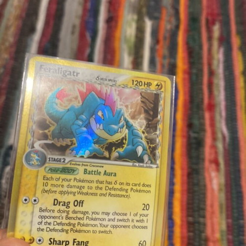 Feraligatr Delta Species Holo Vintage Pokémon Card new