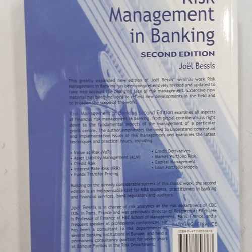 Risk Management in Banking book used, Second Edition