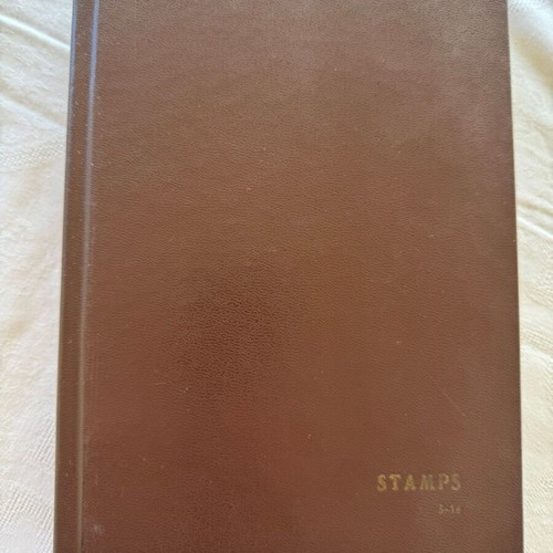 Stamp album collection #1037 like new, 16 pages, international
