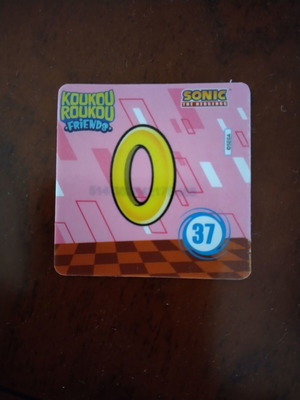 Αυτοκόλλητο κουκουρούκου Sonic No.37 καινούργιο