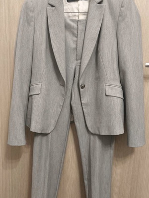 Zara grey blazer and trousers set XS