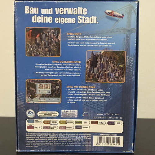 SimCity 4 Big Box PC game, complete in box