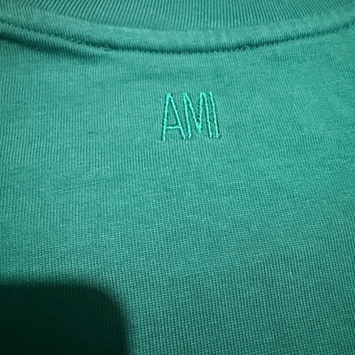 Ami T-shirt like new, green, size L