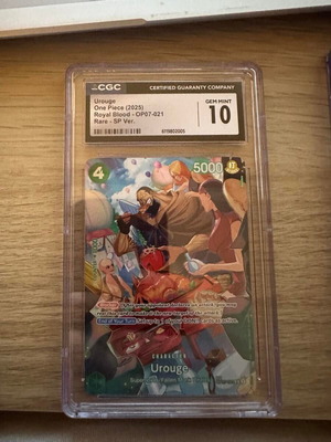 One Piece Urouge SP OP07-021 CGC 10 κάρτα καινούργια