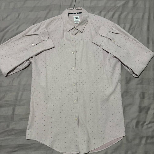 Zara Man light pink shirt XL like new slim fit