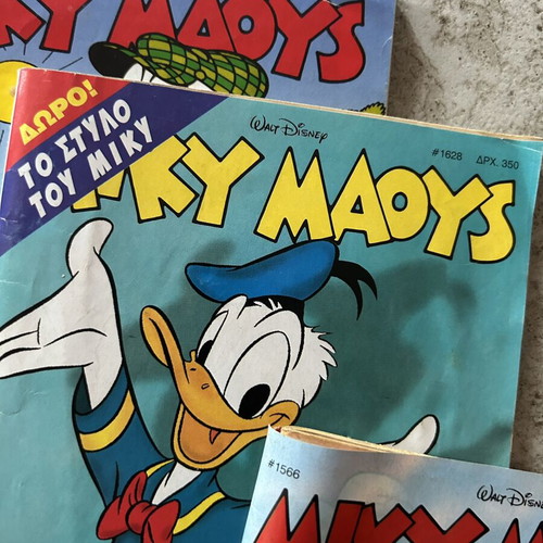 Miky Maous vintage comic magazines, set of 6 from 1990s Aktina editions