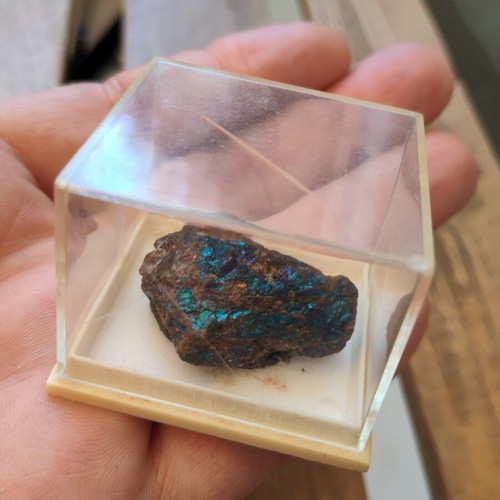 Chalcopyrite Crystal Natural Sample from Mexico used in Box